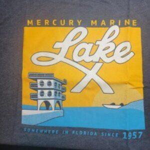 Mercury Marine Dockstore Lake X T-Shirt – XL – Limited Edition / New
